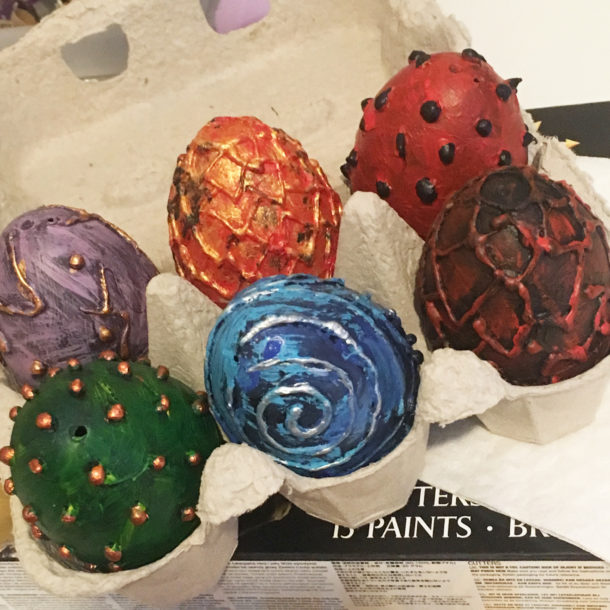 How to make Dragon Eggs - Cool Crafts for kids