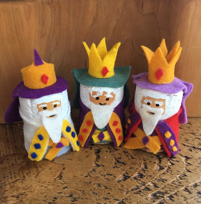 Recycled Cork Character crafts - ideal for story telling and small world play - the three wise men