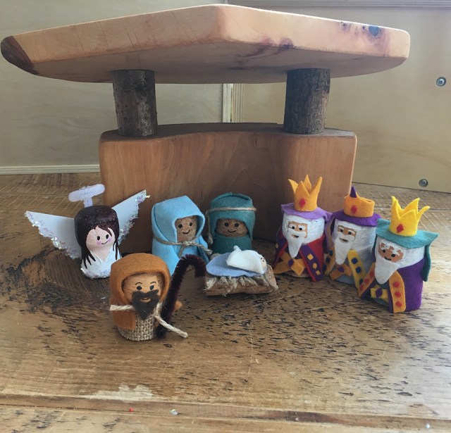 Recycled Cork Character crafts - ideal for story telling and small world play - Nativity Scene