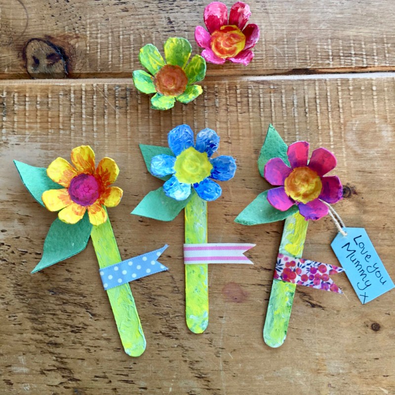 Egg Box Flower&nbsp;craft