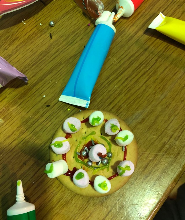 9 Halloween Craft Projects for Kids - decorating biscuits