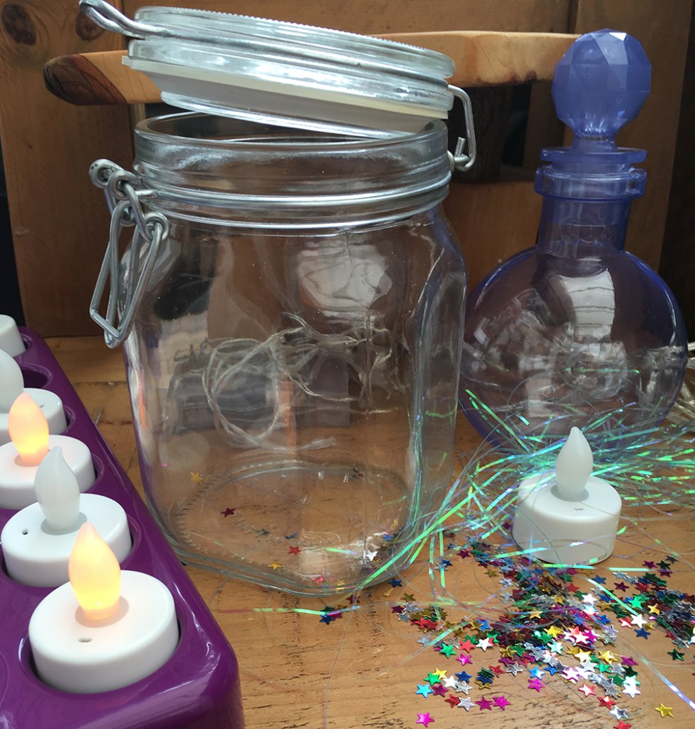 Magical Dream Jars inspired by Roald Dahl, Lottie Makes