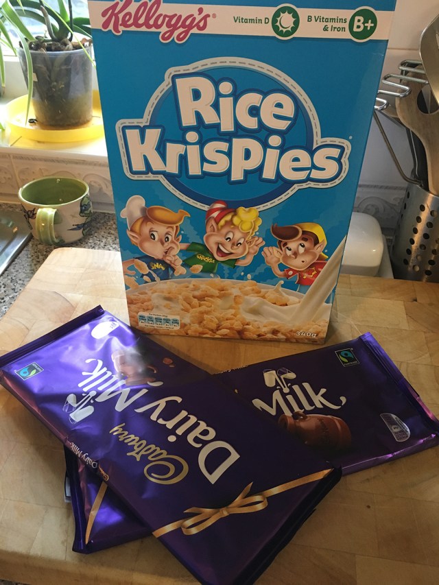 Christmas Chocolate reindeer crispies