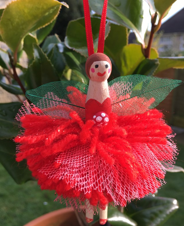 Peg Doll Pom Pom Fairy