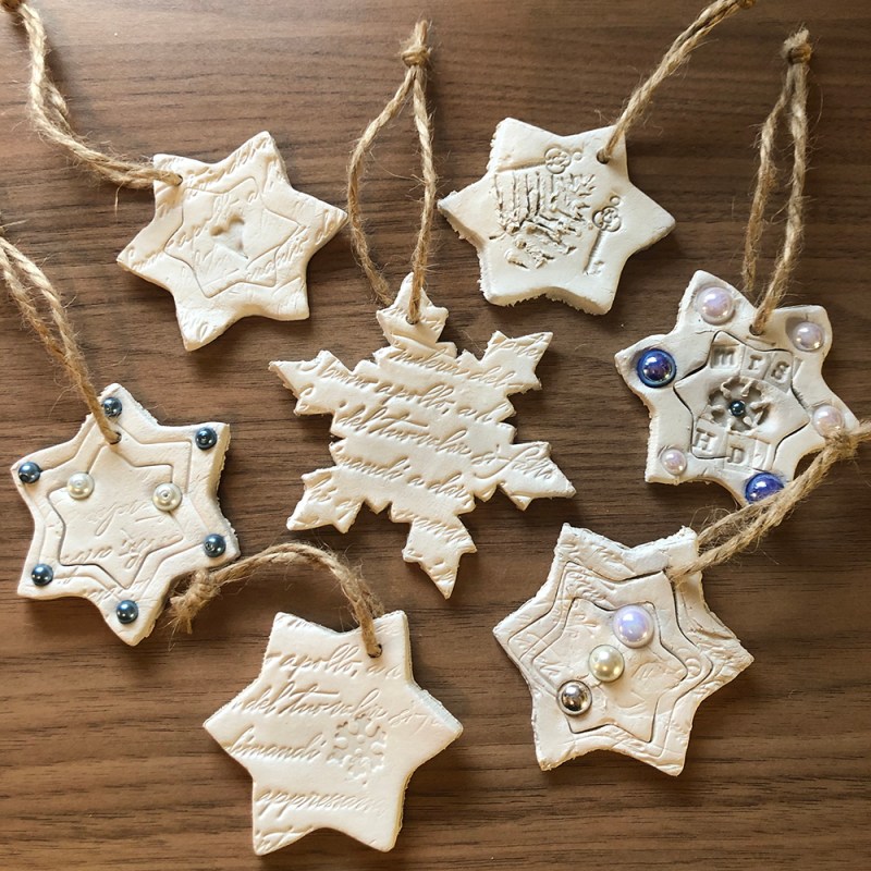 Air Dry Clay Christmas&nbsp;Decorations
