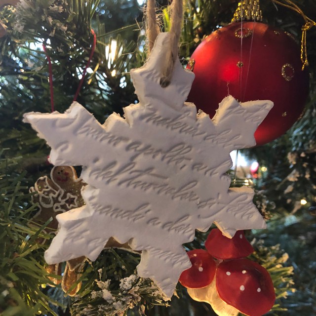 Handmade Air Dry Clay Christmas Decorations