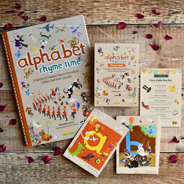 Nursery Rhymes in Play - alphabet rhyme time
