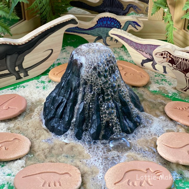 20 Exciting Dinosaur Activities for Children - volcano eruptions