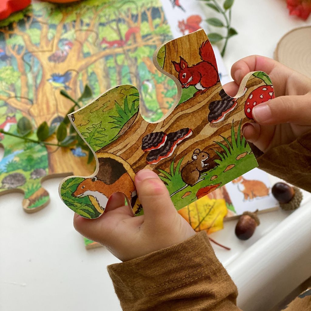Product Feature - Forest Discovery I Spy Wooden Jigsaw Puzzle