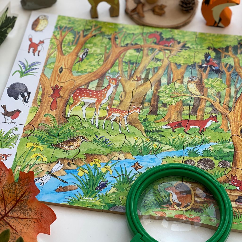 Product Feature - Forest Discovery I Spy Wooden Jigsaw Puzzle
